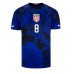 Förenta staterna Weston McKennie #8 Borta Kläder VM 2022 Kortärmad